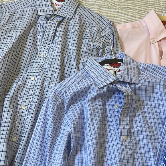 Classic Buttoned Down Men’s Dress Shirts - Picture 5 of 7